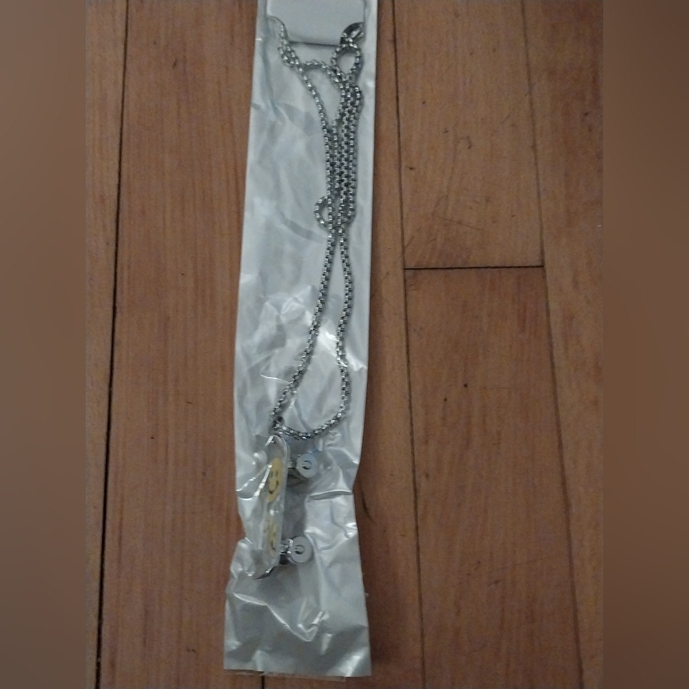 Stainless steel mens necklace